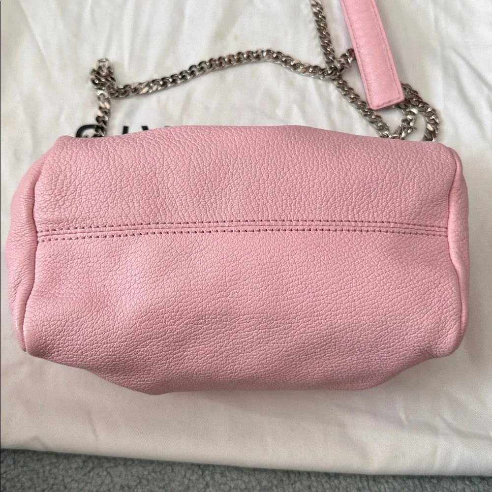 Givenchy Mini Pandora Pink Crossbody Bag with Chain Strap - Picture 7 of 10